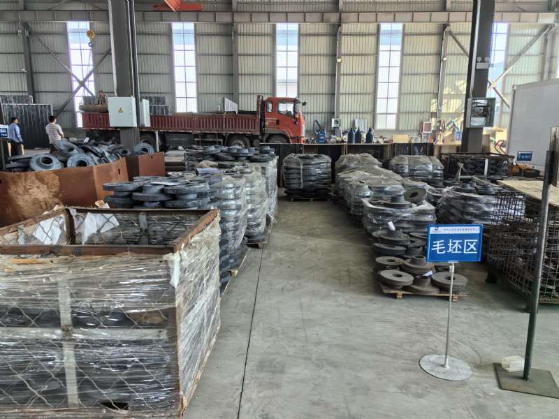 法蘭毛坯區(qū)一角